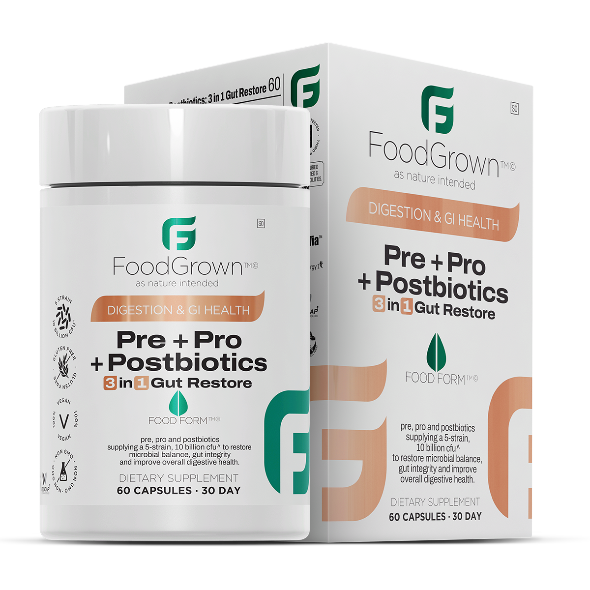 Pre + Pro + Postbiotics